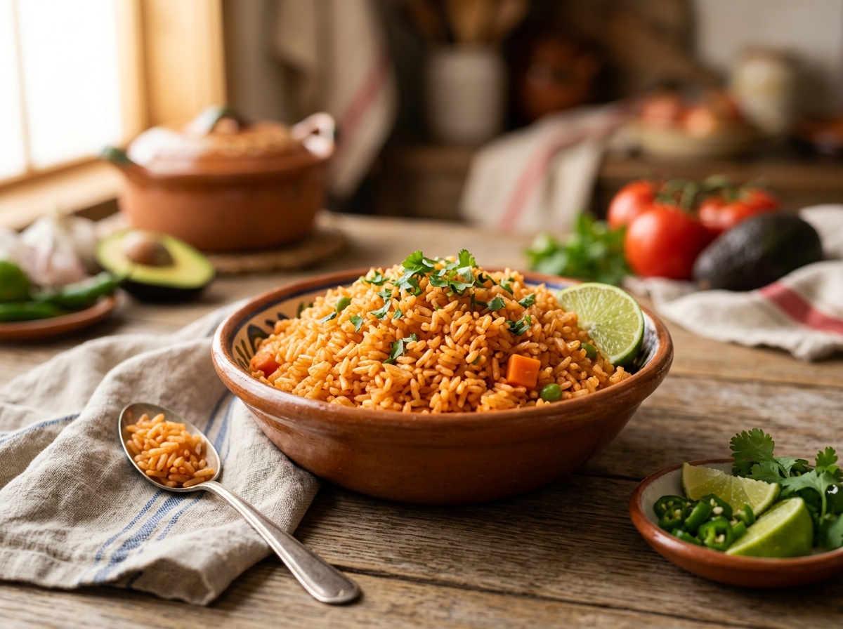 Perfect Mexican rice with distinct, fluffy grains