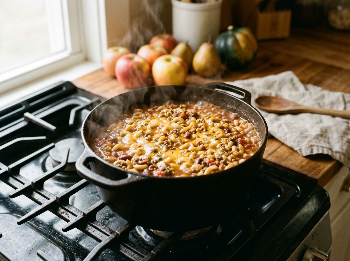 When to make chili mac